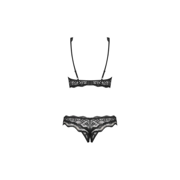 Luvae Ensemble ouvert 2 pcs  - Noir